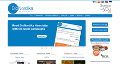Desktop Screenshot of bionordika.se